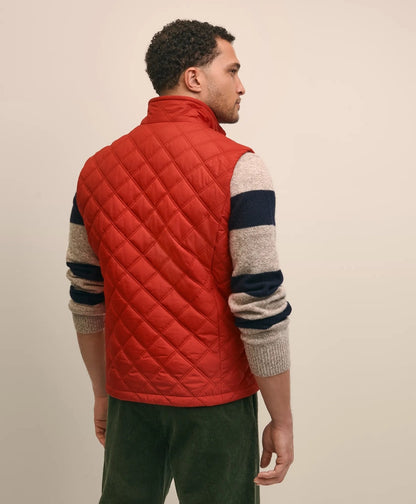Paddock Diamond Quilted Vest | Brooks Brothers on sale