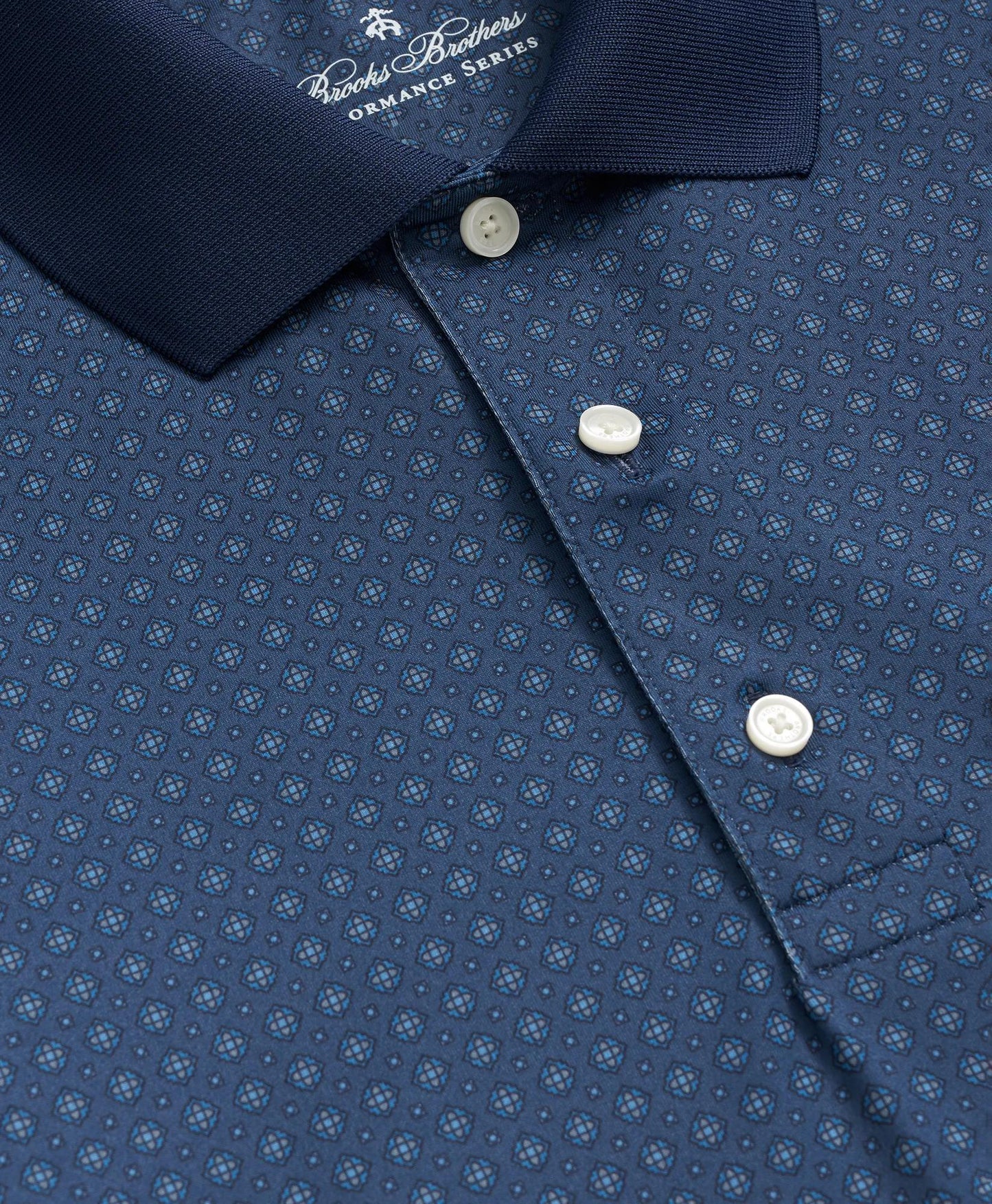 Performance Series Foulard Print Polo Shirt | Brooks Brothers online shop