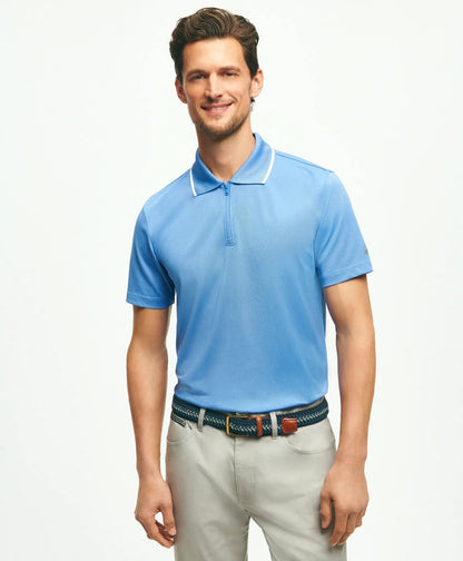Performance Series Quarter-Zip Pique Polo Shirt | Brooks Brothers sale - US 1508