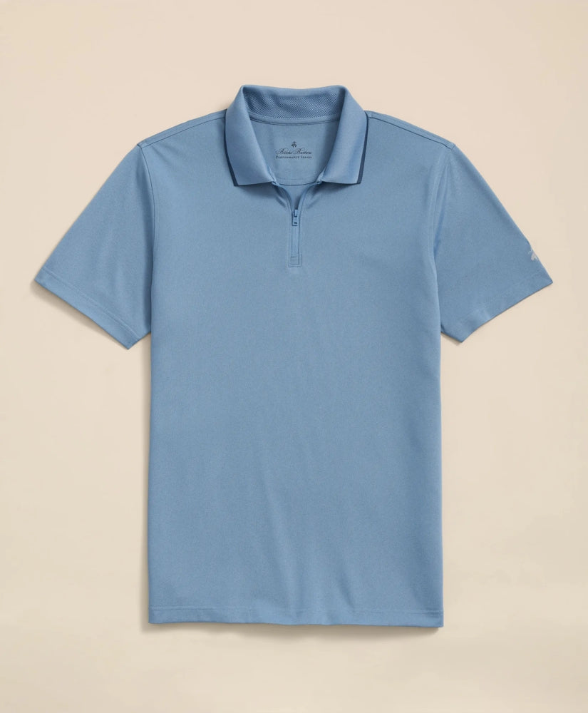 Performance Series Quarter-Zip Pique Polo Shirt | Brooks Brothers sale - US 1508