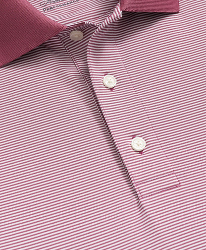 Performance Series Micro Stripe Jersey Polo Shirt | Brooks Brothers discount