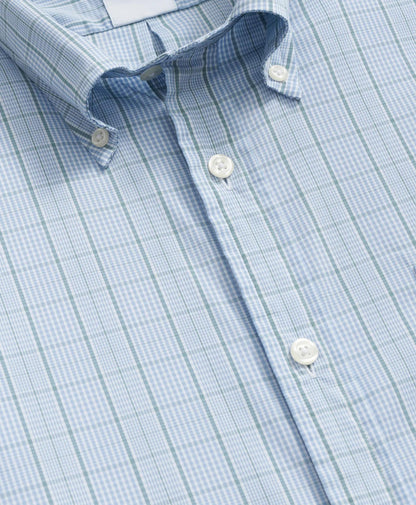 Performance Series Stretch Polo Button-Down Collar, Glen Plaid Sport Shirt | Brooks Brothers cheap
