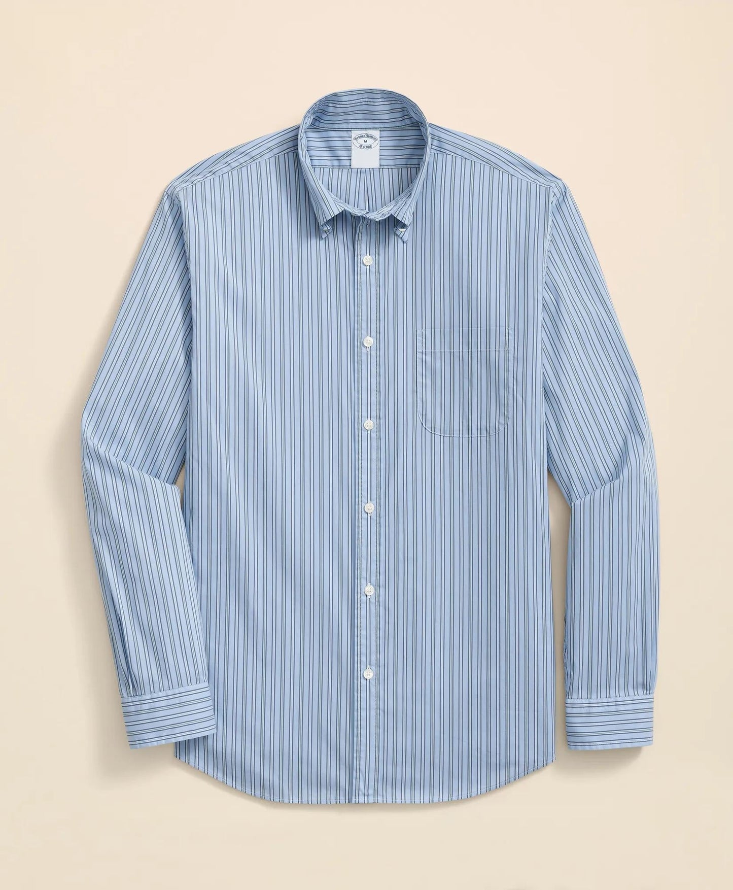Performance Series Stretch Polo Button-Down Collar, Striped Sport Shirt | Brooks Brothers sale