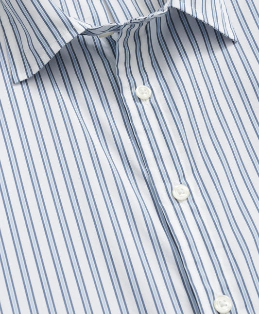 Performance Series Stretch Spread Collar, Striped Sport Shirt | Brooks Brothers for sale
