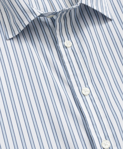 Performance Series Stretch Spread Collar, Striped Sport Shirt | Brooks Brothers for sale