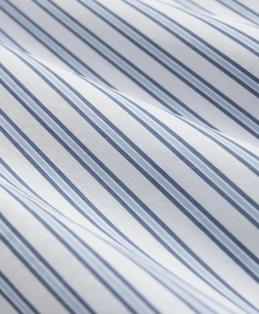 Performance Series Stretch Spread Collar, Striped Sport Shirt | Brooks Brothers for sale
