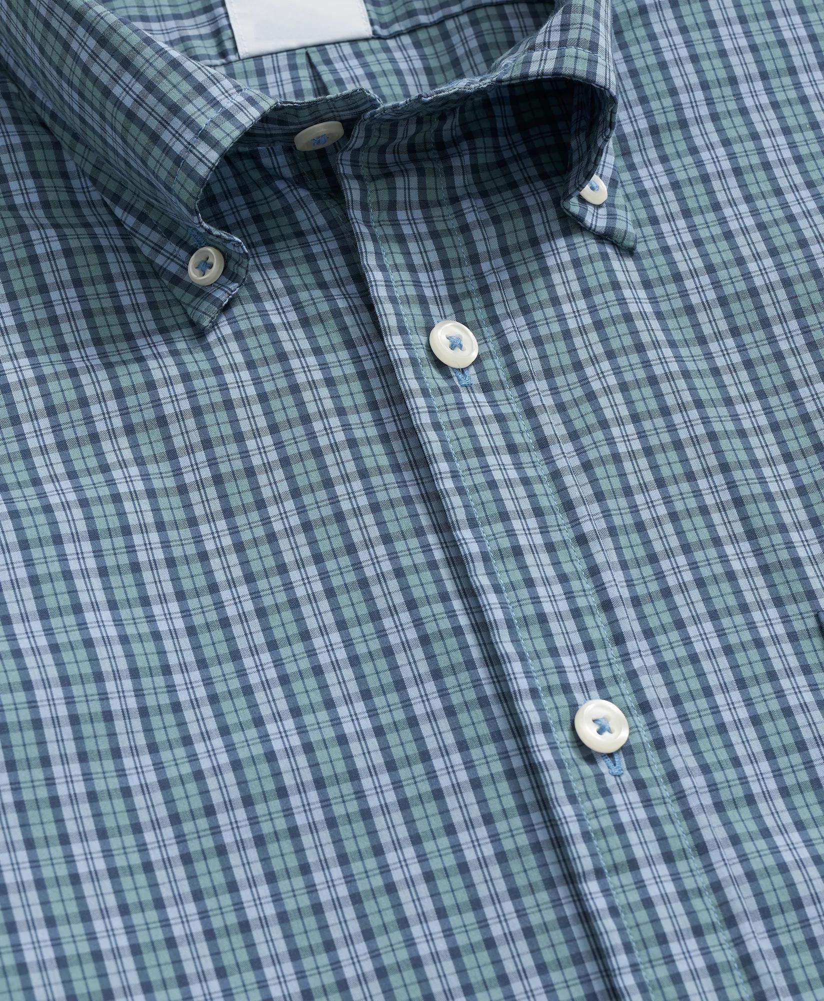 Performance Series Stretch Polo Button-Down Collar, Tartan Sport Shirt | Brooks Brothers on sale