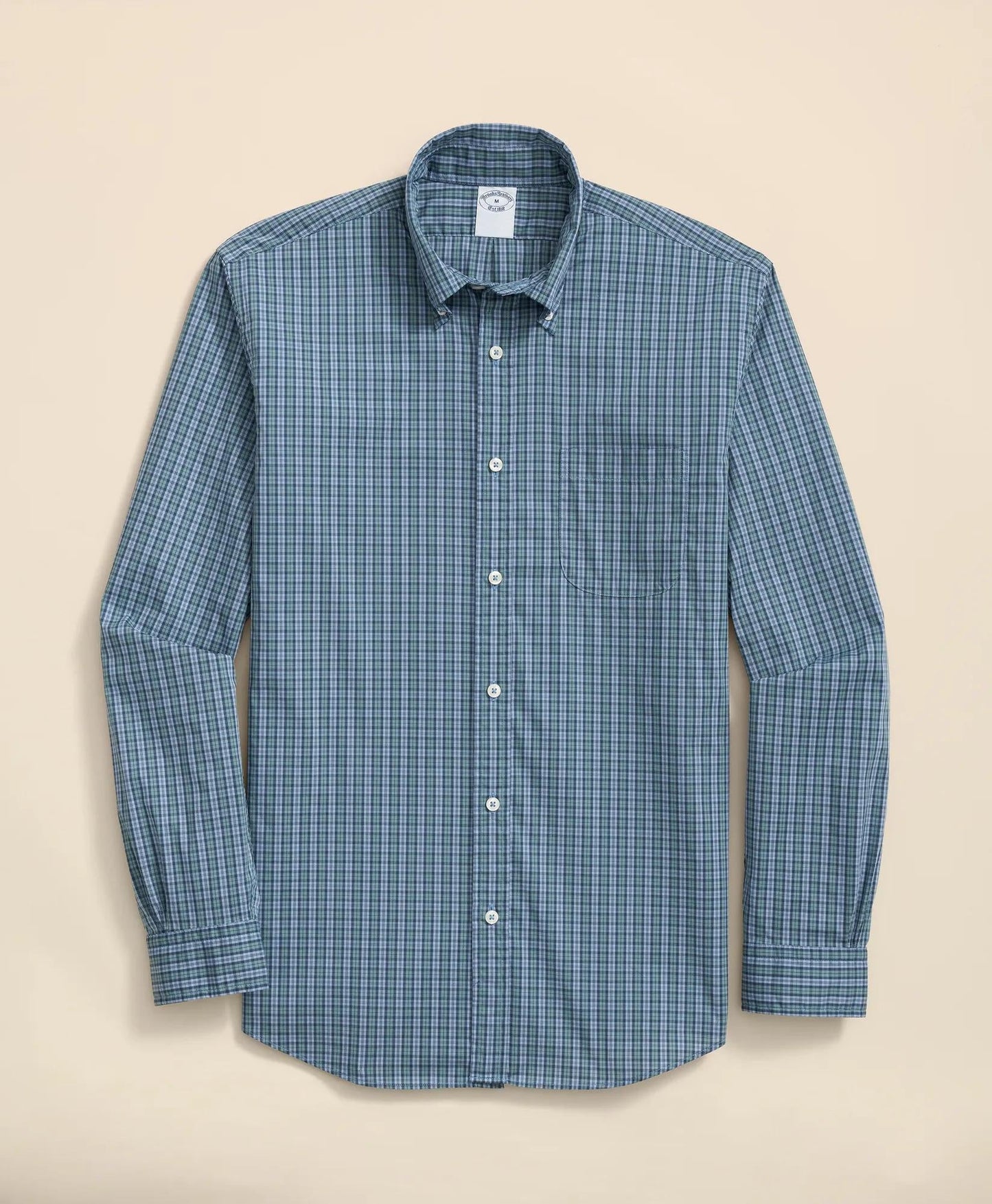 Performance Series Stretch Polo Button-Down Collar, Tartan Sport Shirt | Brooks Brothers on sale