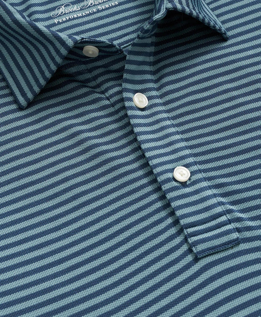 Performance Series Vintage Stripe Pique Polo Shirt | Brooks Brothers discount