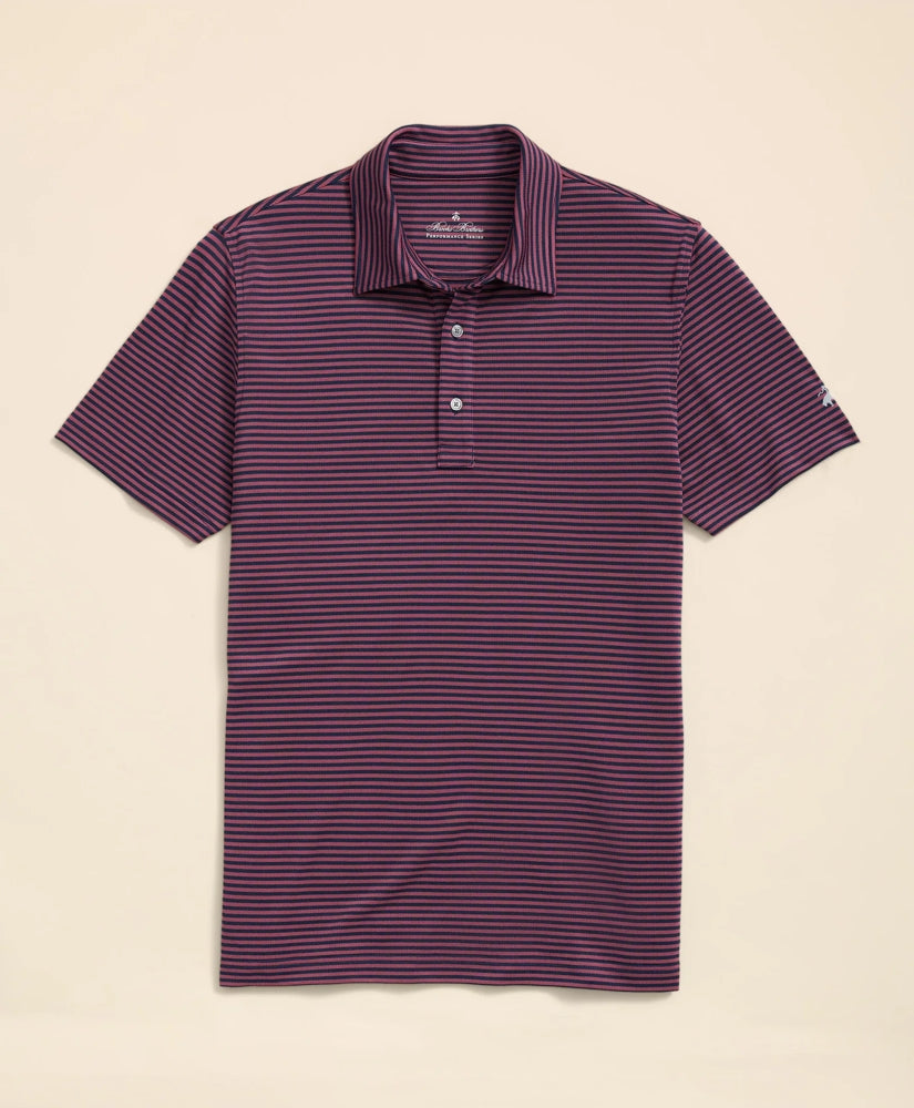 Performance Series Vintage Stripe Pique Polo Shirt | Brooks Brothers discount - US 8065