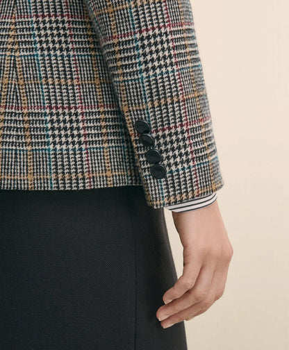 Plaid Shetland Wool Riding Jacket | Brooks Brothers online