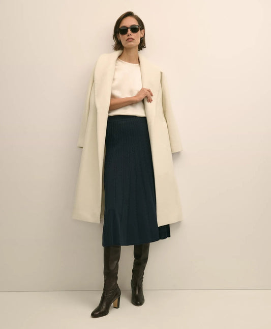 Cable Knit Midi Sweater Skirt | Brooks Brothers for sale