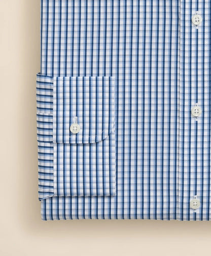 Pure Supima® Cotton Regular-Finish Ainsley Collar, Check Dress Shirt | Brooks Brothers online shop