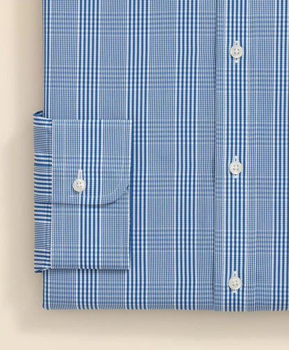 Pure Supima® Cotton Regular-Finish, English Spread Collar Glen Plaid Dress Shirt | Brooks Brothers discount