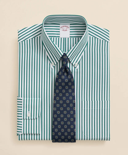 The Archive Supima® Cotton Bengal Stripe Dress Shirt | Brooks Brothers on sale
