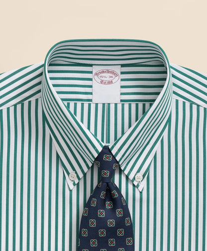 The Archive Supima® Cotton Bengal Stripe Dress Shirt | Brooks Brothers on sale