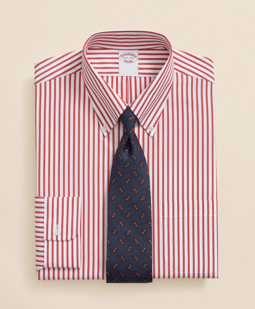 The Archive Supima® Cotton Bengal Stripe Dress Shirt | Brooks Brothers on sale - US 6647