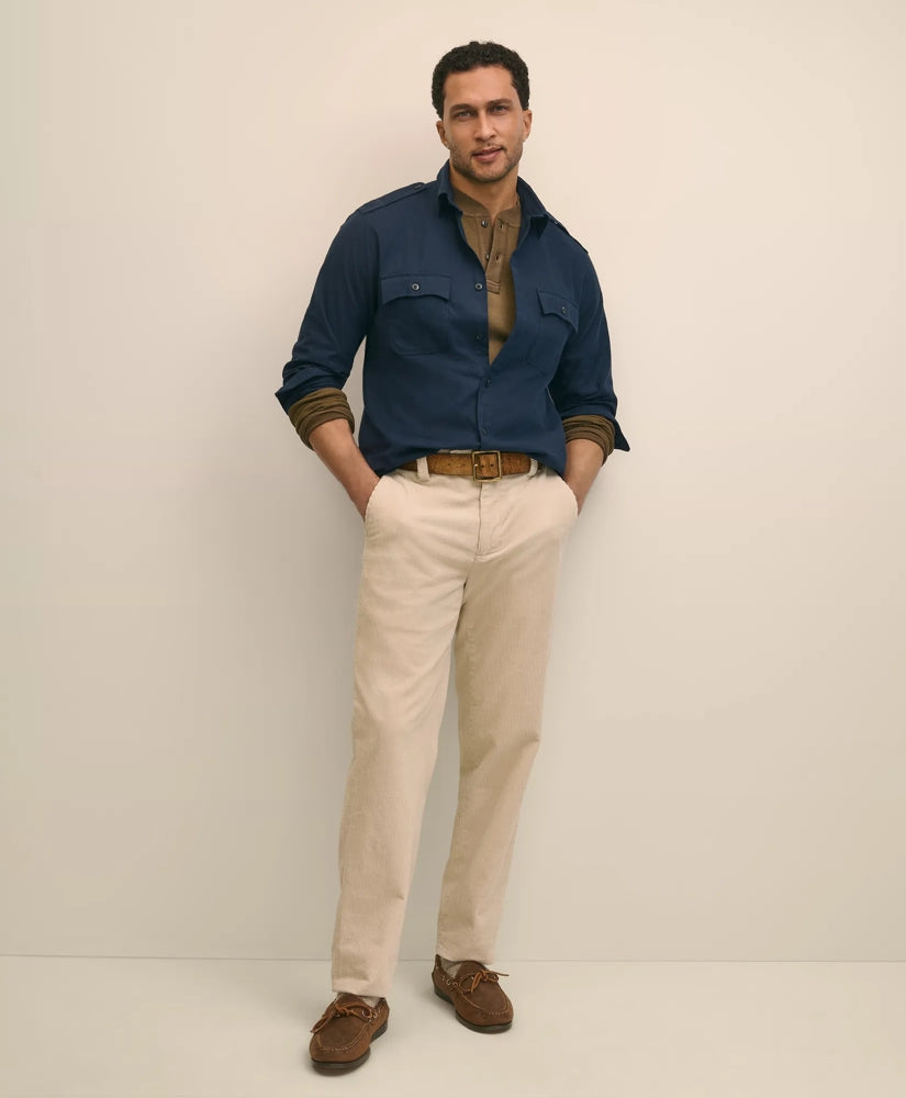 Regular Fit Wide-Wale Corduroy Pants | Brooks Brothers on sale - US 6602