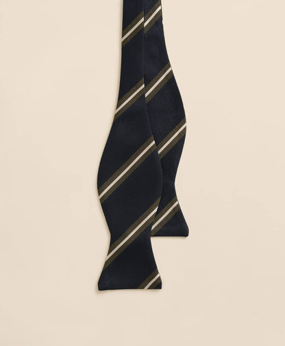Rep Stripe Silk Bow Tie | Brooks Brothers online shop