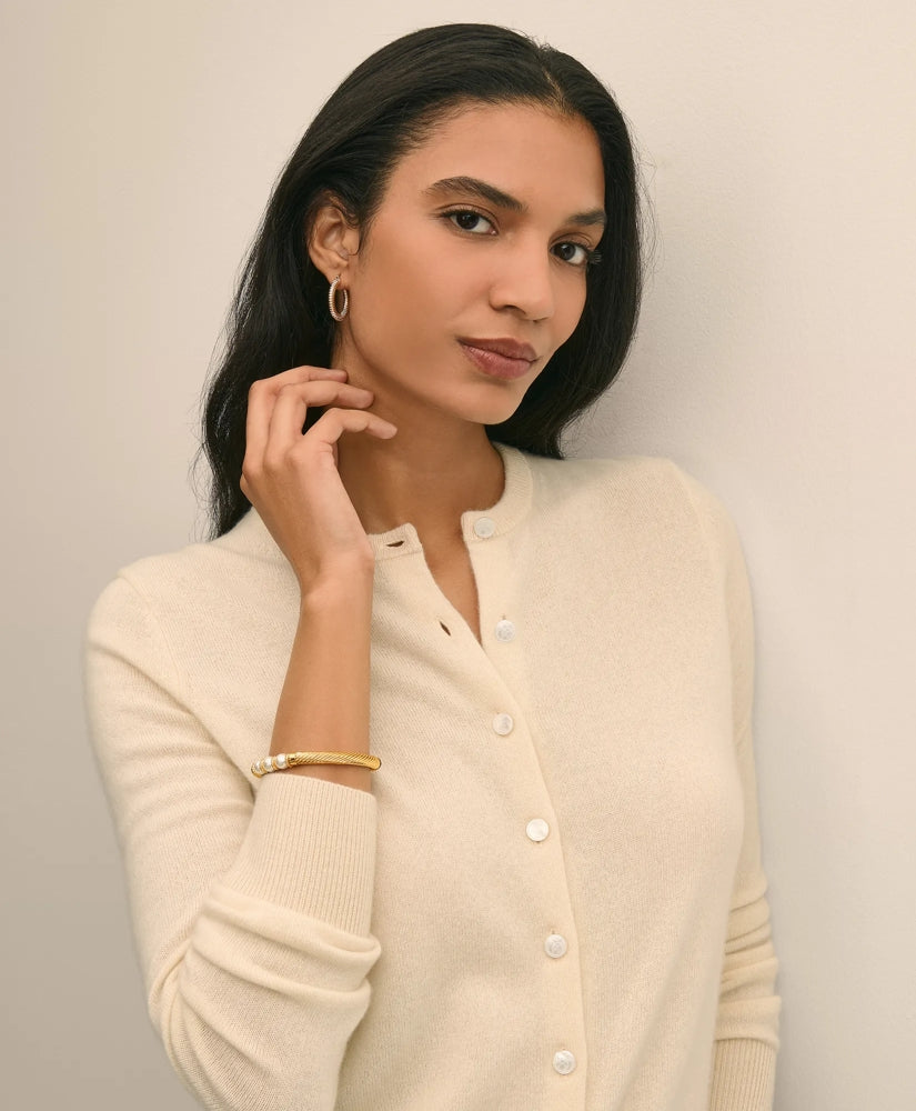 Rope Twist Gold-Toned Hoop Earrings | Brooks Brothers cheap