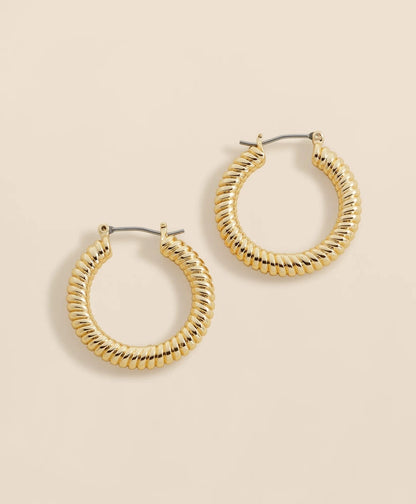Rope Twist Gold-Toned Hoop Earrings | Brooks Brothers cheap