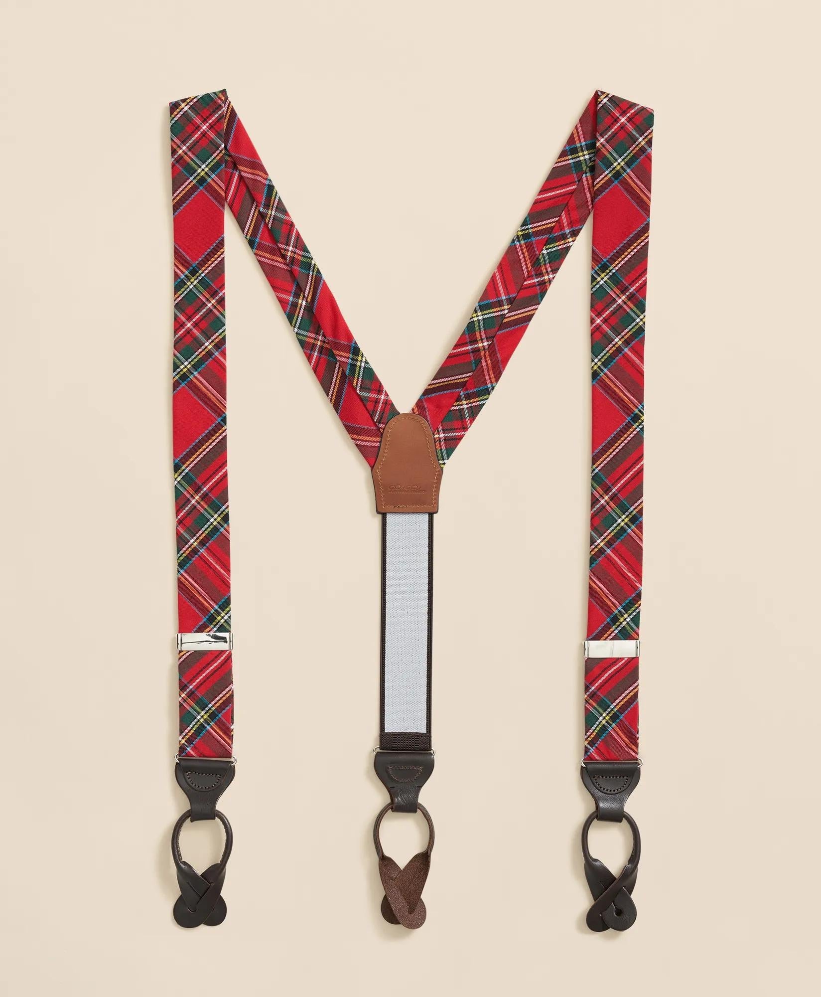 Royal Stewart Tartan Suspenders | Brooks Brothers for sale