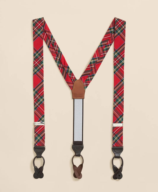 Royal Stewart Tartan Suspenders | Brooks Brothers for sale