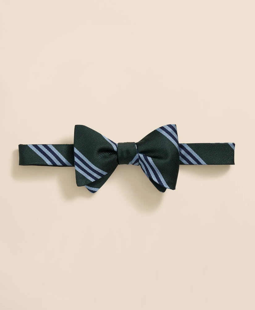 Silk BB#1 Rep Striped Bow Tie | Brooks Brothers online shop - US 8791
