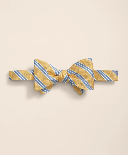 Silk BB#2 Stripe Bow Tie | Brooks Brothers sale