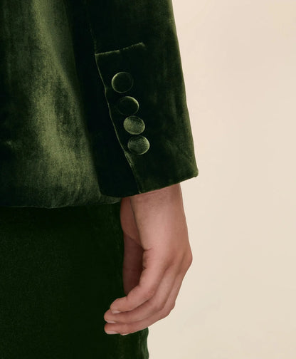 Silk-Blend One-Button Velvet Jacket | Brooks Brothers sale