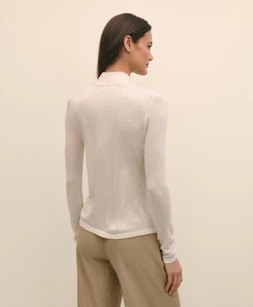 Silk Cashmere Twist Neck Sweater | Brooks Brothers for sale