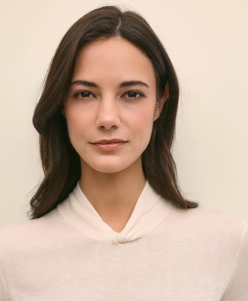 Silk Cashmere Twist Neck Sweater | Brooks Brothers for sale