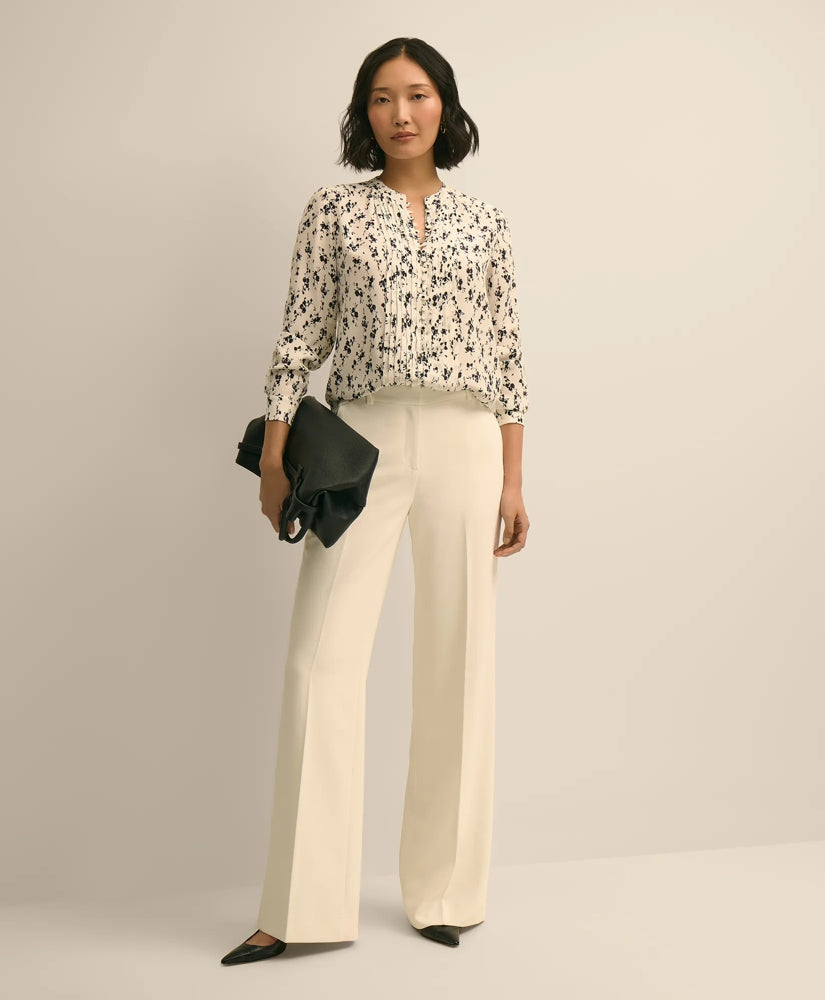 Silk Floral Print Blouse | Brooks Brothers cheap