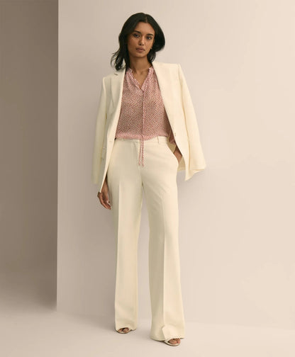 Silk Georgette Heart-Motif Peasant Blouse | Brooks Brothers cheap