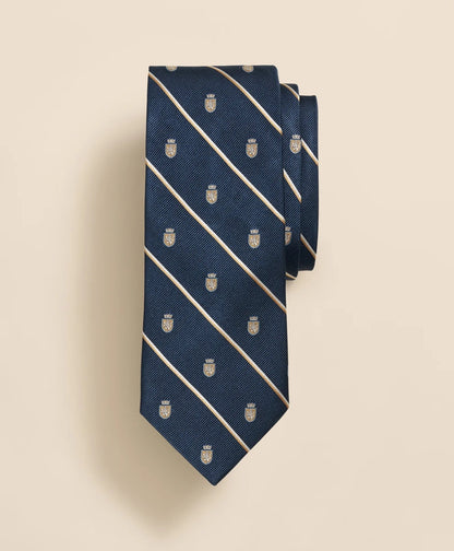 Silk Sidewheeler Striped Tie | Brooks Brothers online shop - US 3327