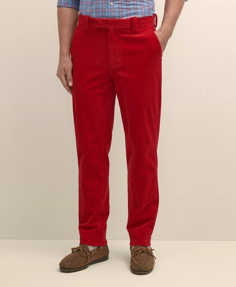 Slim Fit Cotton Wide-Wale Corduroy Pants | Brooks Brothers for sale