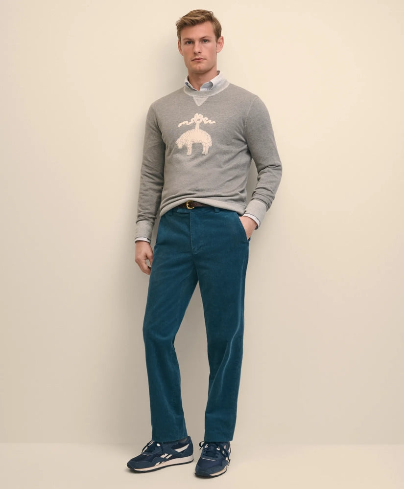 Slim Fit Cotton Wide-Wale Corduroy Pants | Brooks Brothers for sale - US 7342