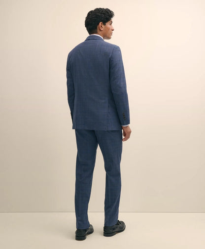 Slim Fit Wool Checked 1818 Suit | Brooks Brothers on sale