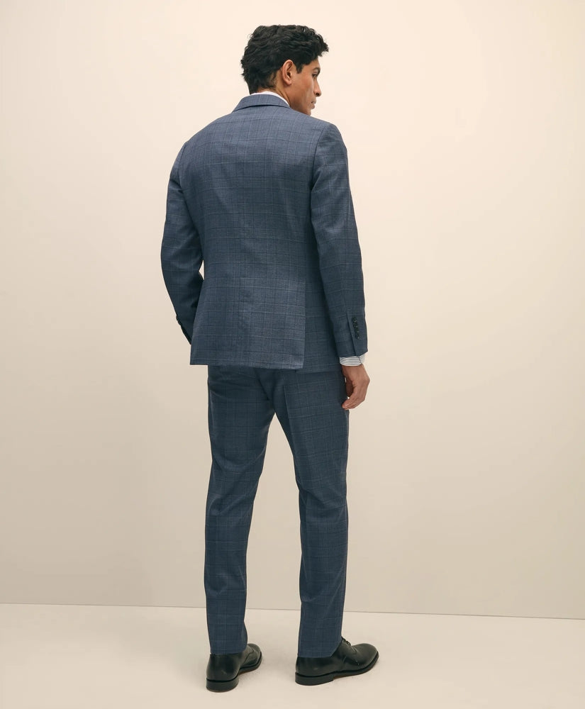 Slim Fit Wool Check 1818 Suit | Brooks Brothers online