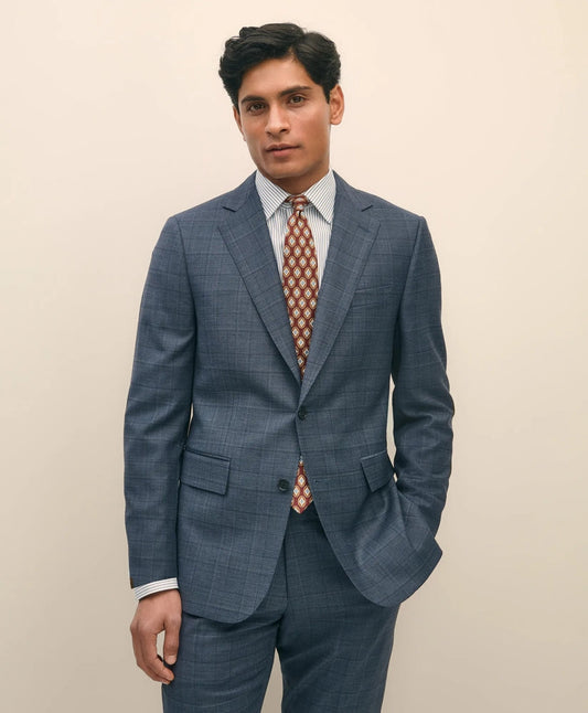 Slim Fit Wool Check 1818 Suit | Brooks Brothers online