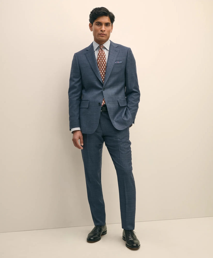 Slim Fit Wool Check 1818 Suit | Brooks Brothers online