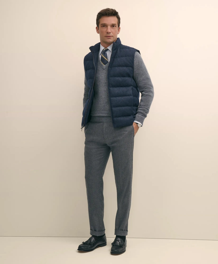 Slim Fit Wool Flannel Dress Pants | Brooks Brothers sale - US 1488