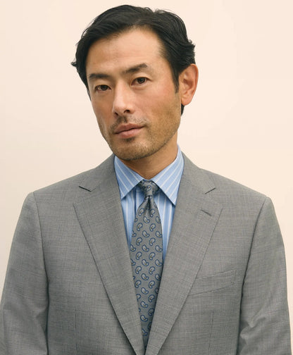 Slim Fit Wool Mini Houndstooth 1818 Suit | Brooks Brothers online shop