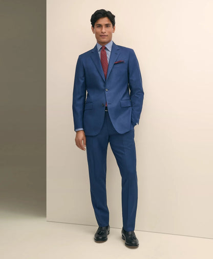 Slim Fit Wool Sharkskin 1818 Suit | Brooks Brothers discount