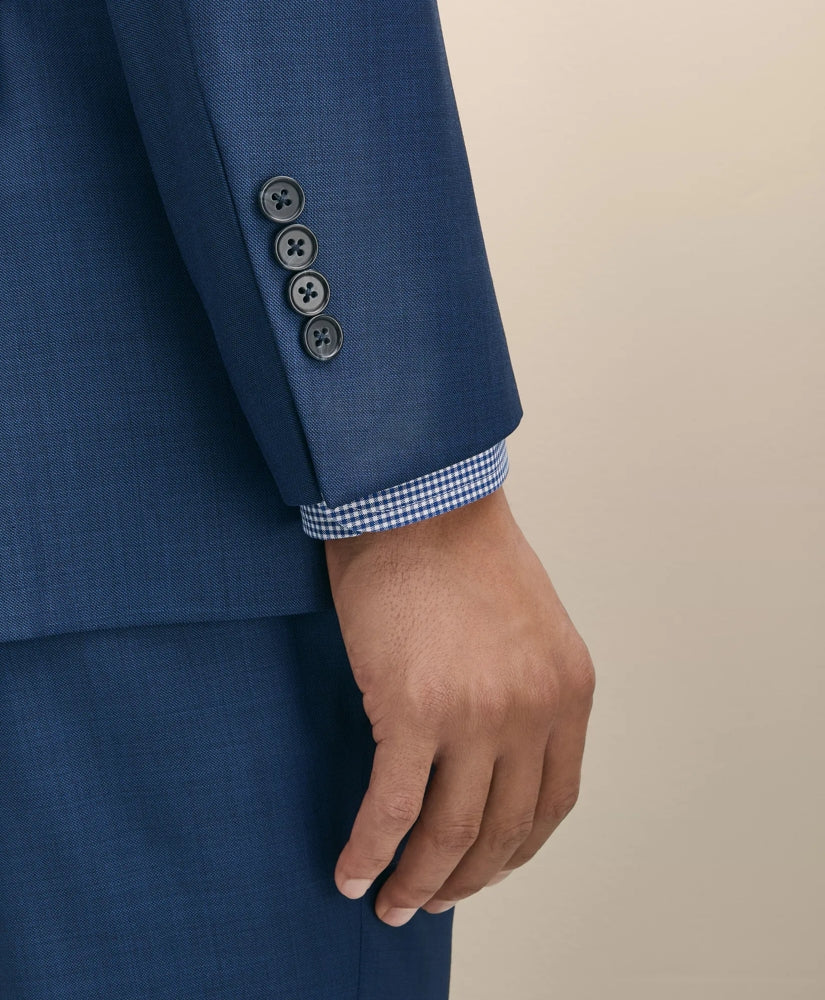 Slim Fit Wool Sharkskin 1818 Suit | Brooks Brothers discount