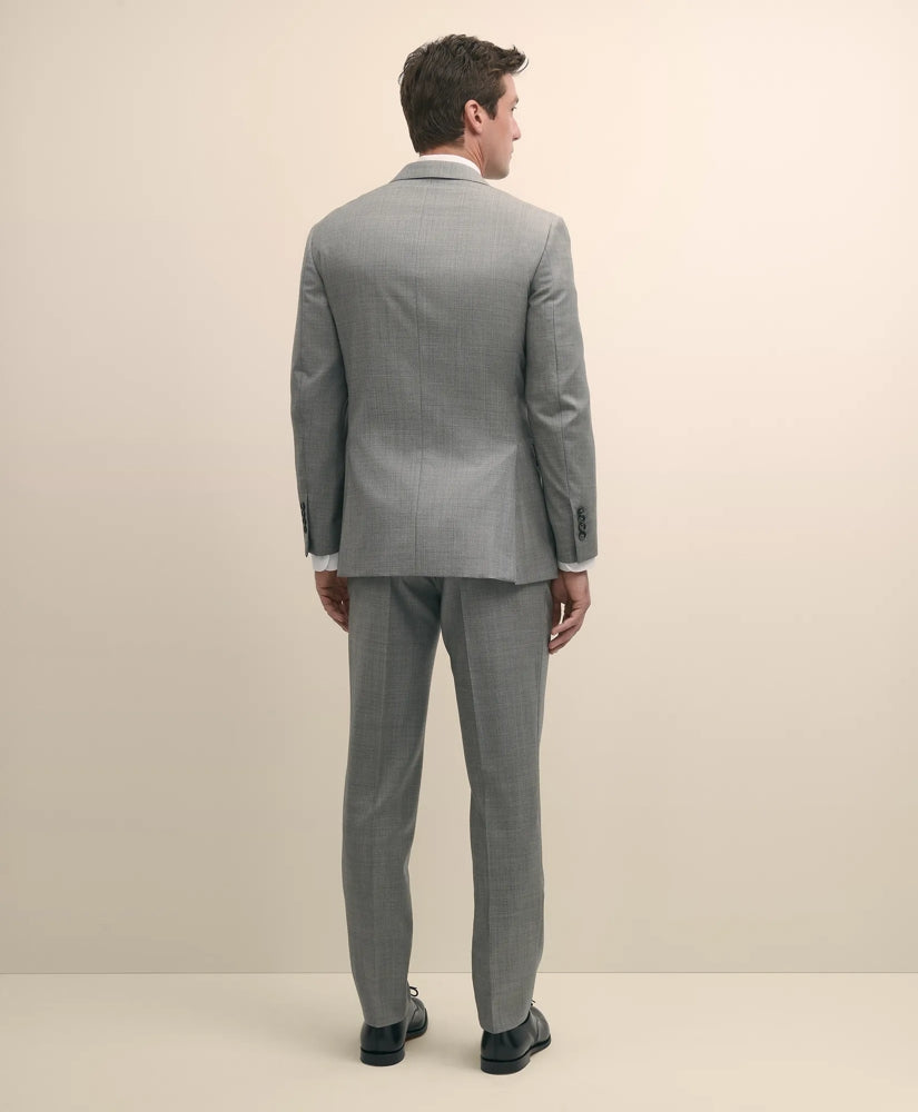 Slim Fit Wool Sharkskin 1818 Suit | Brooks Brothers cheap