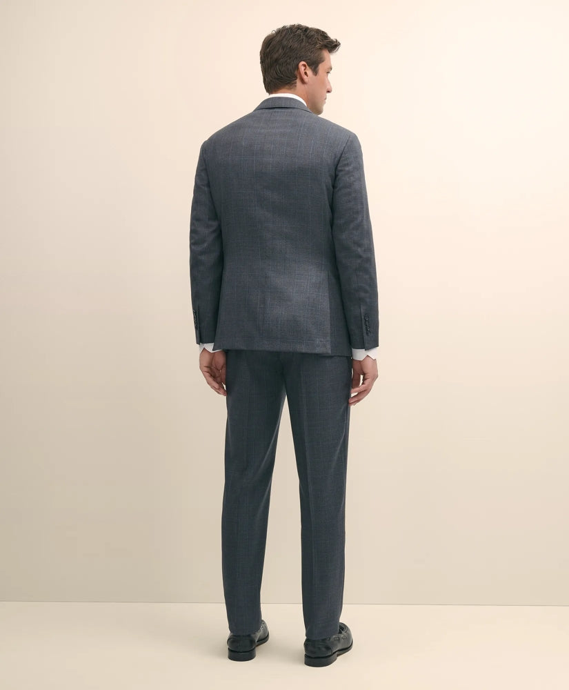 Slim Fit Wool Windowpane 1818 Suit | Brooks Brothers on sale