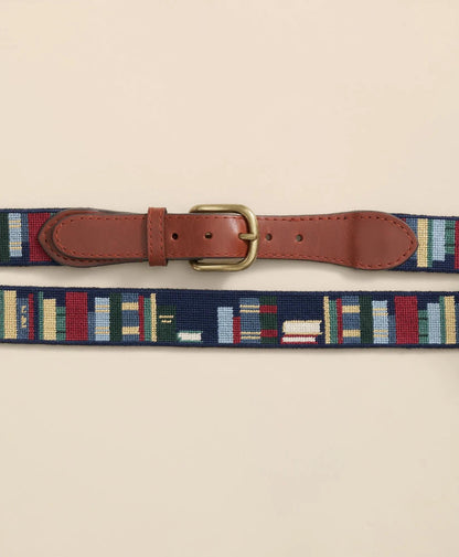 Smathers & Branson Needlepoint Bookcase Belt | Brooks Brothers for sale