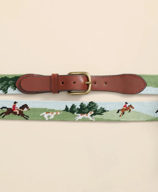 Smathers & Branson Needlepoint Fox Belt | Brooks Brothers discount