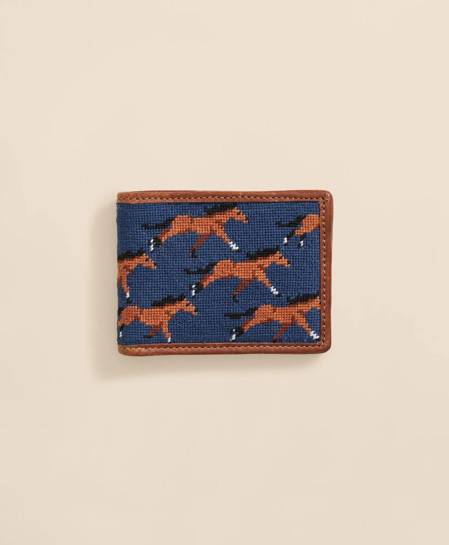 Smathers & Branson Needlepoint Horse Wallet | Brooks Brothers on sale